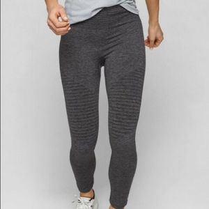 Athleta seamless training compression tight S gray